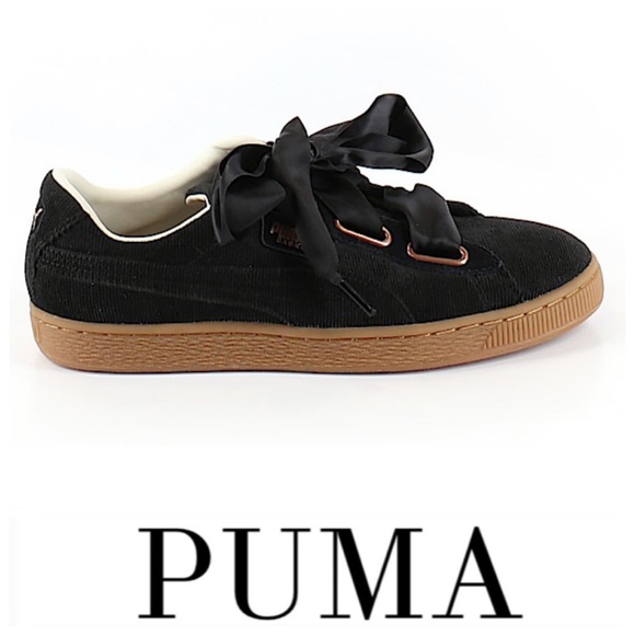 Puma Shoes - 💕SALE💕 NWOT Puma black Corduroy Fashion Sneakers